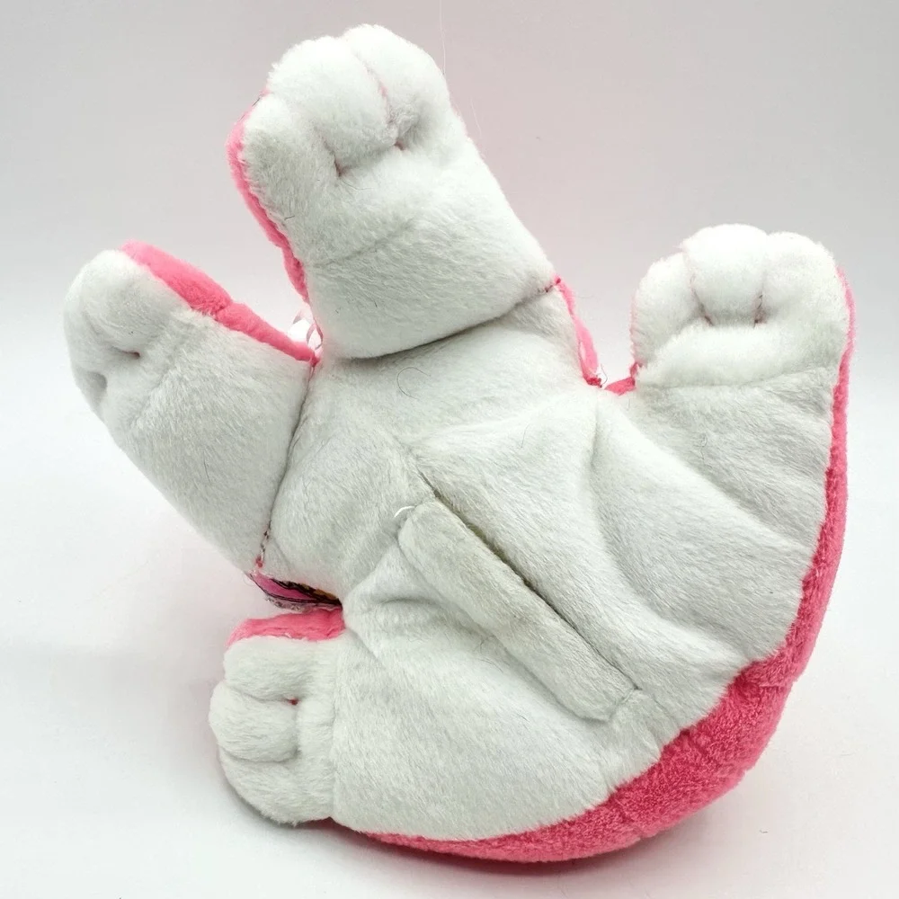 1990s Hasbro Pet Surprise Kitten Sound WORKS Bright Pink Plush Stuffed Cat Meows